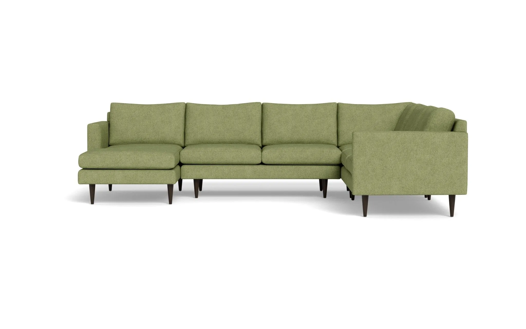 Wallace 131" Untufted Corner Sectionals w. Left Chaise