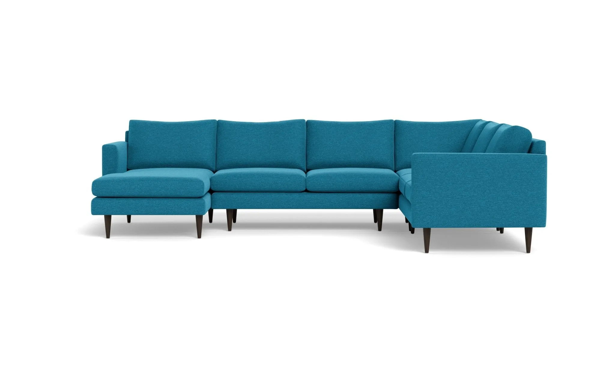 Wallace 131" Untufted Corner Sectionals w. Left Chaise