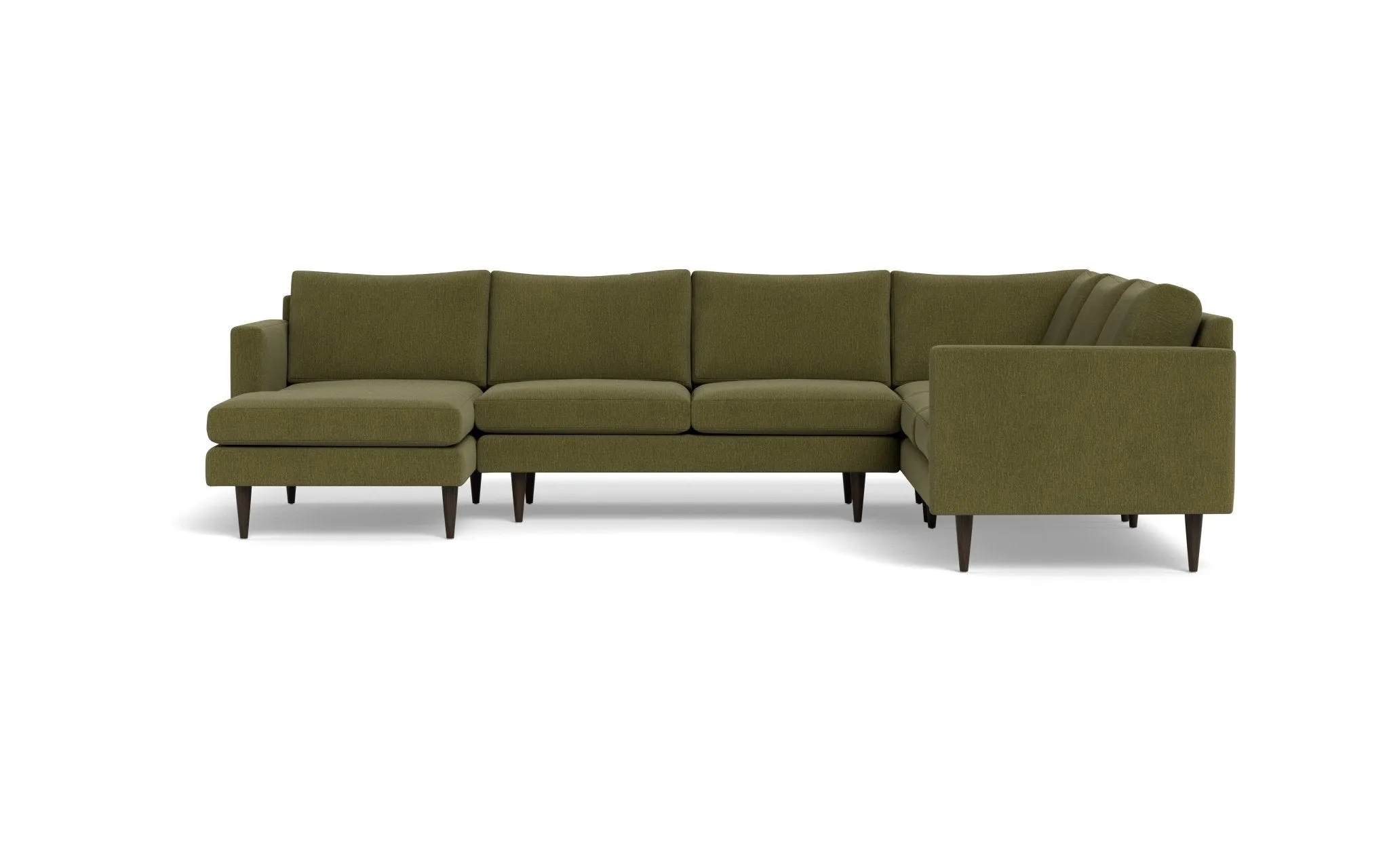 Wallace 131" Untufted Corner Sectionals w. Left Chaise