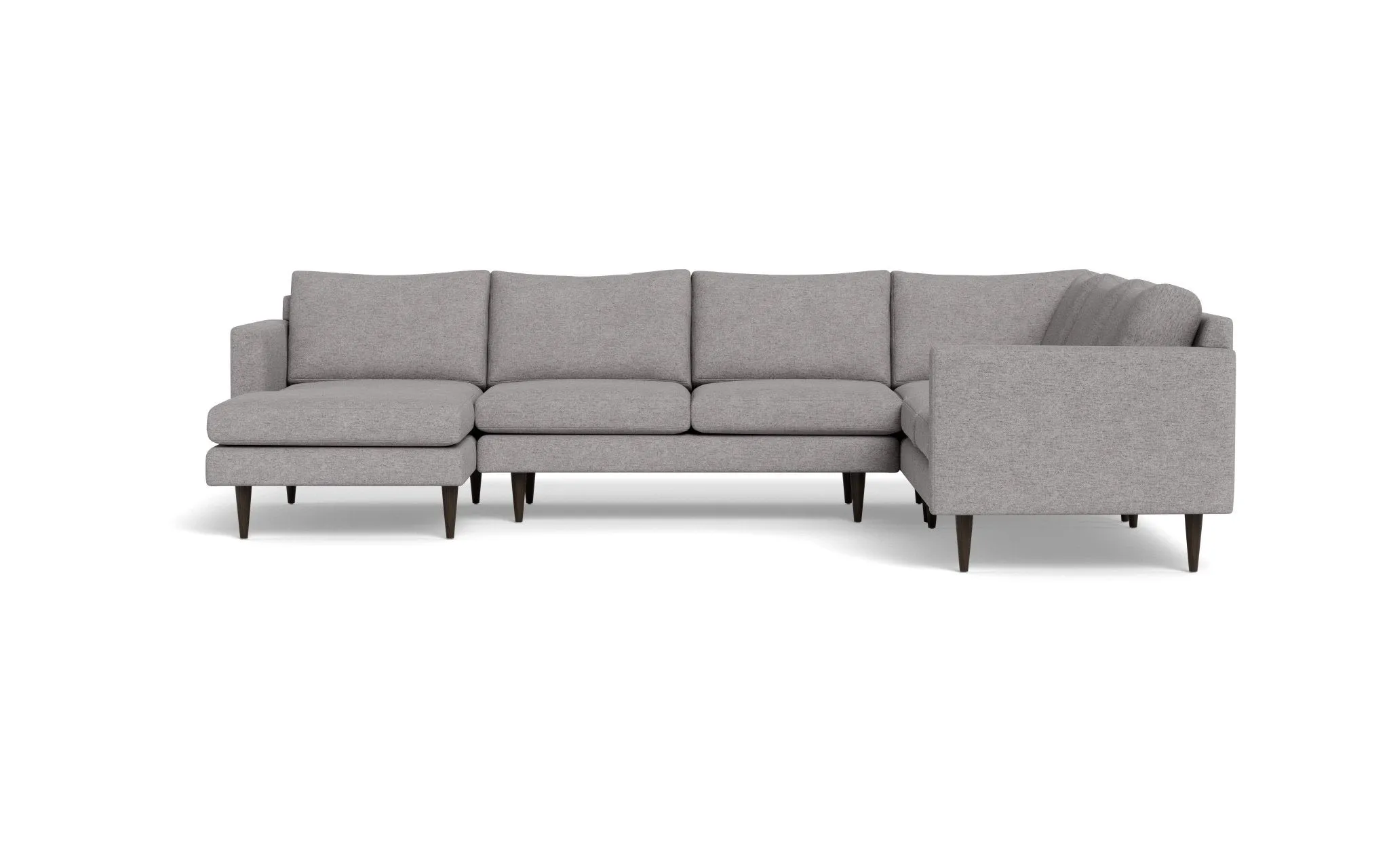 Wallace 131" Untufted Corner Sectionals w. Left Chaise