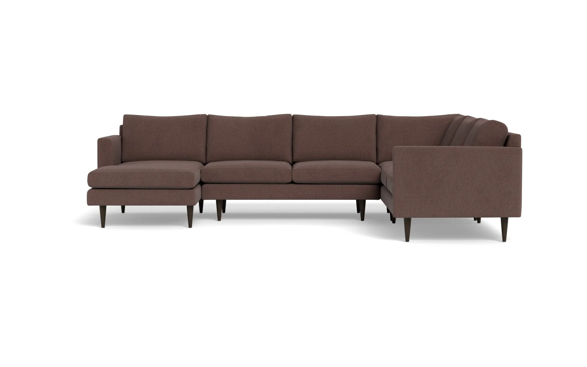 Wallace 131" Untufted Corner Sectionals w. Left Chaise