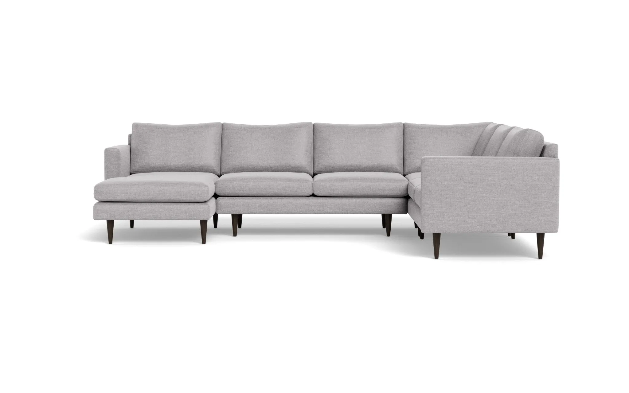 Wallace 131" Untufted Corner Sectionals w. Left Chaise