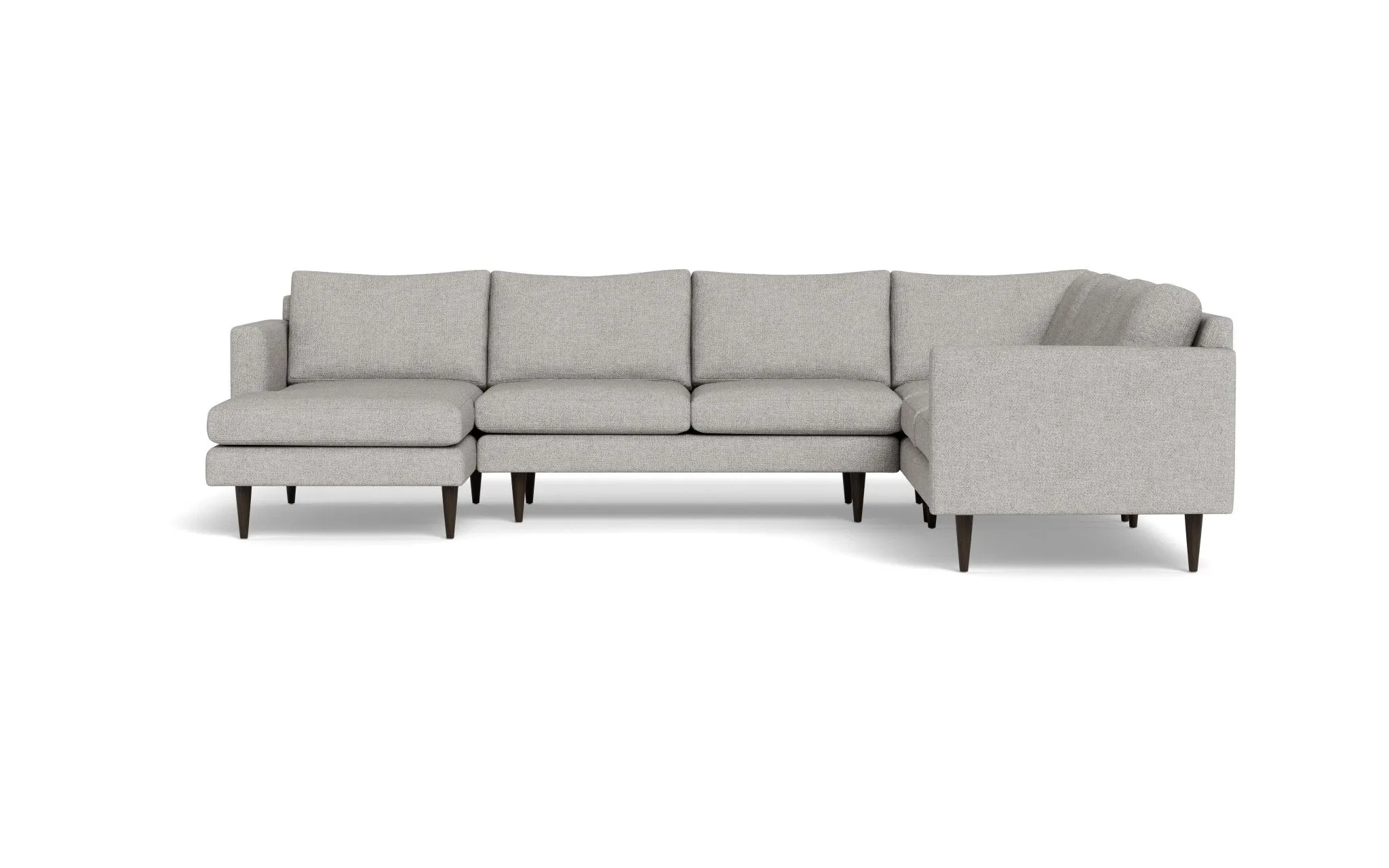 Wallace 131" Untufted Corner Sectionals w. Left Chaise