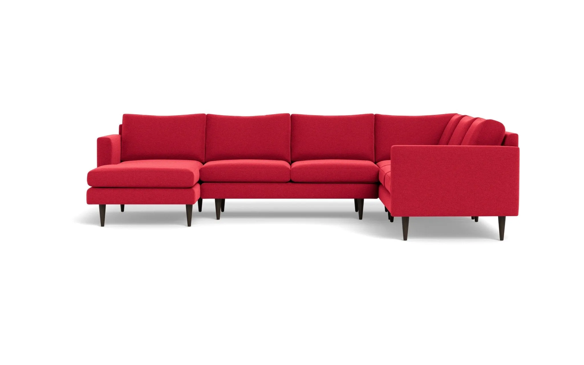 Wallace 131" Untufted Corner Sectionals w. Left Chaise