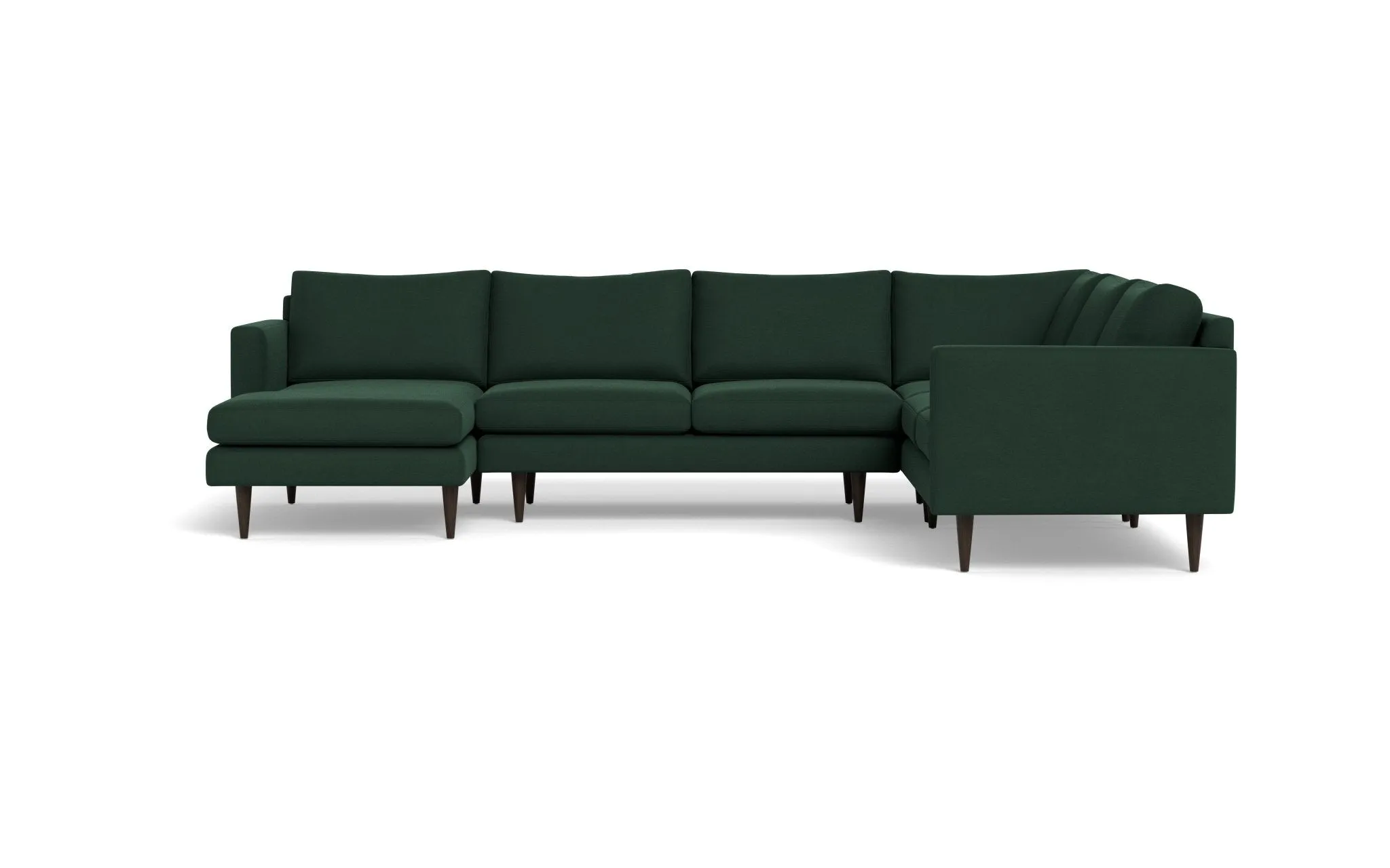 Wallace 131" Untufted Corner Sectionals w. Left Chaise