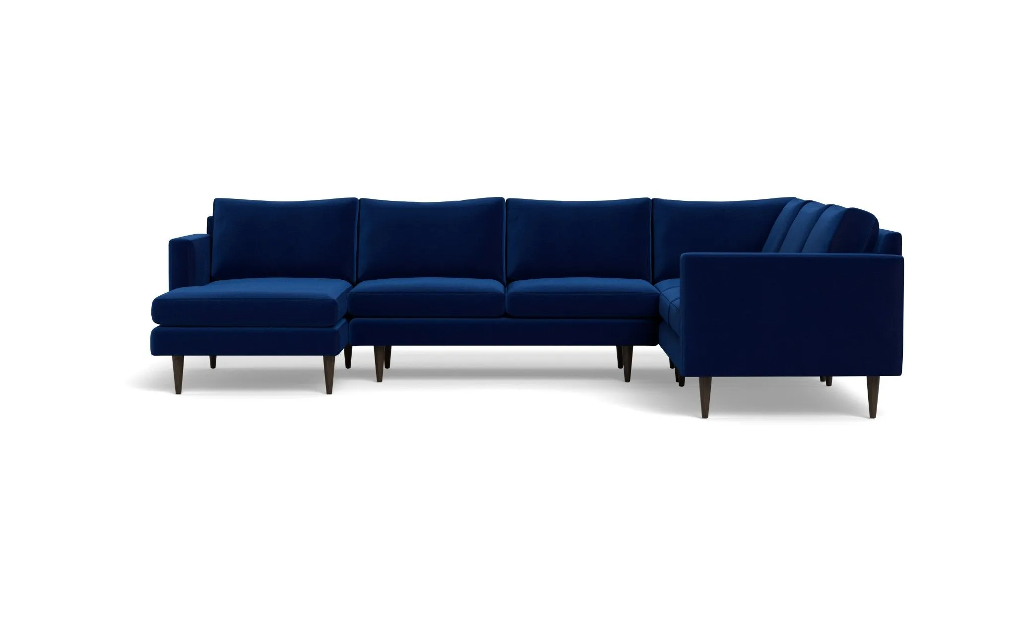 Wallace 131" Untufted Corner Sectionals w. Left Chaise