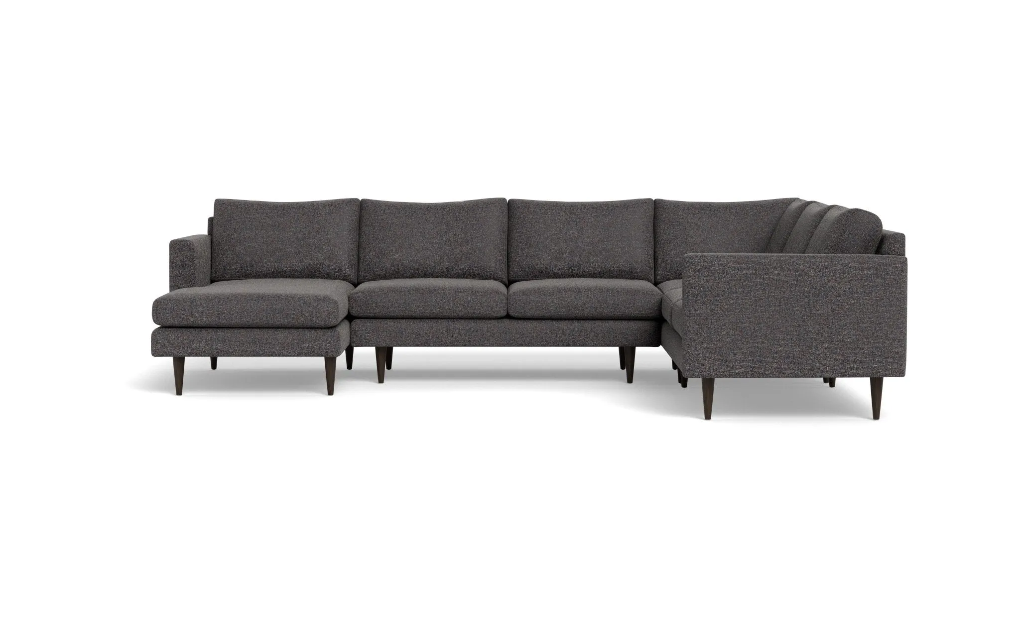 Wallace 131" Untufted Corner Sectionals w. Left Chaise