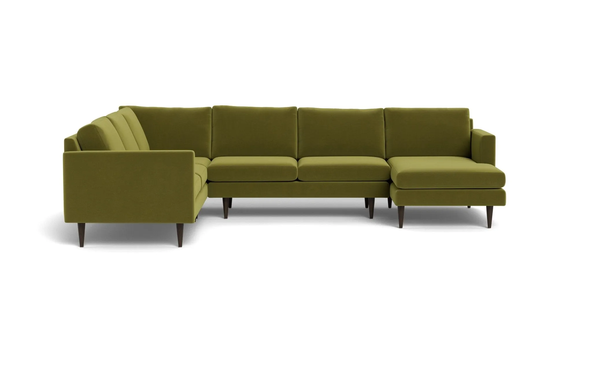 Wallace 131" Untufted Corner Sectionals w. Right Chaise