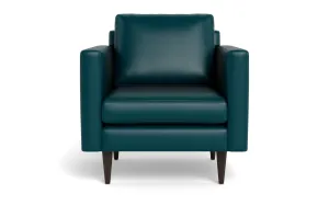 Wallace 34" Leather Untufted Arm Chair