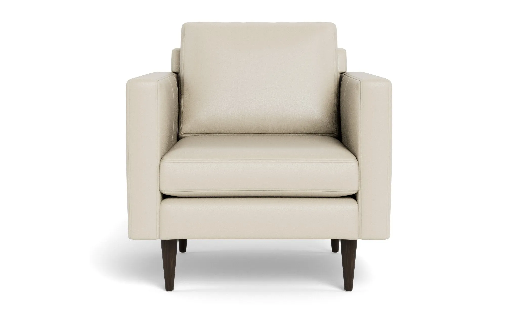 Wallace 34" Leather Untufted Arm Chair