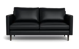 Wallace 69" Leather Untufted Loveseat