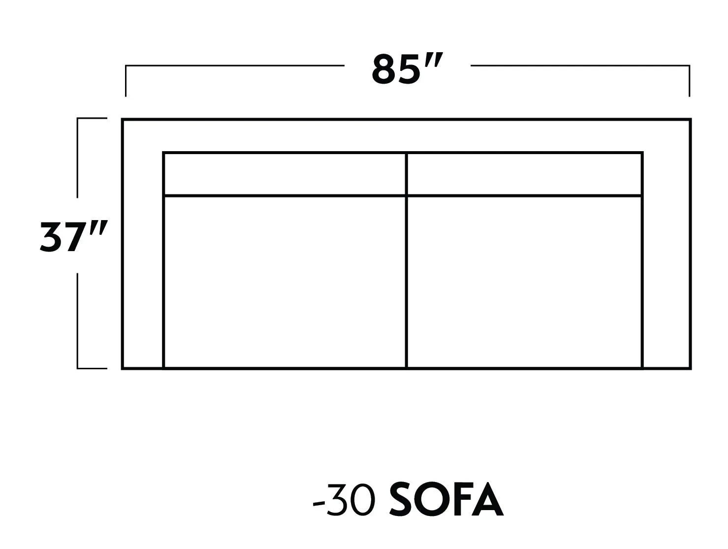 Wallace 85" Sofa