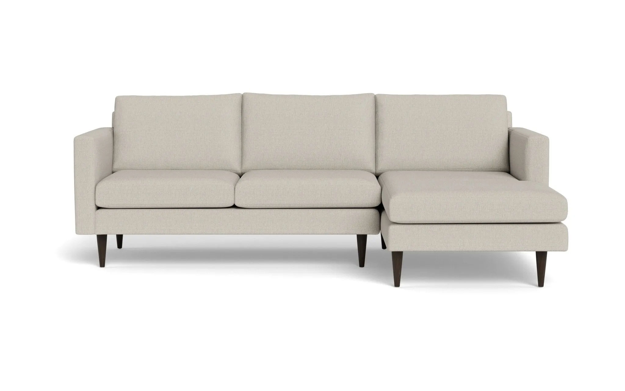 Wallace 98" Untufted Right Chaise Sectional