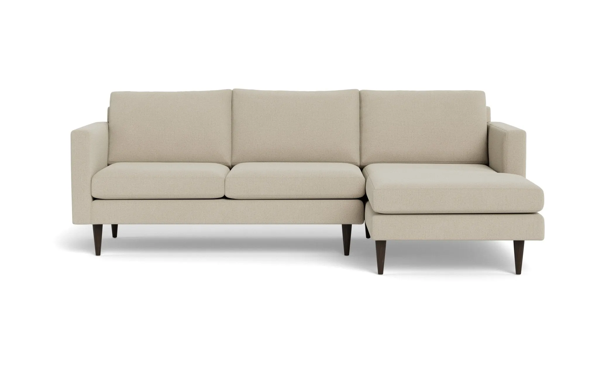 Wallace 98" Untufted Right Chaise Sectional